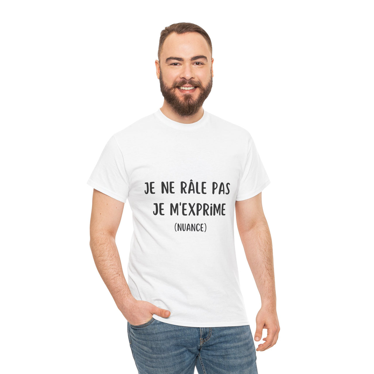 tee shirt je ne rale pas je m'exprime